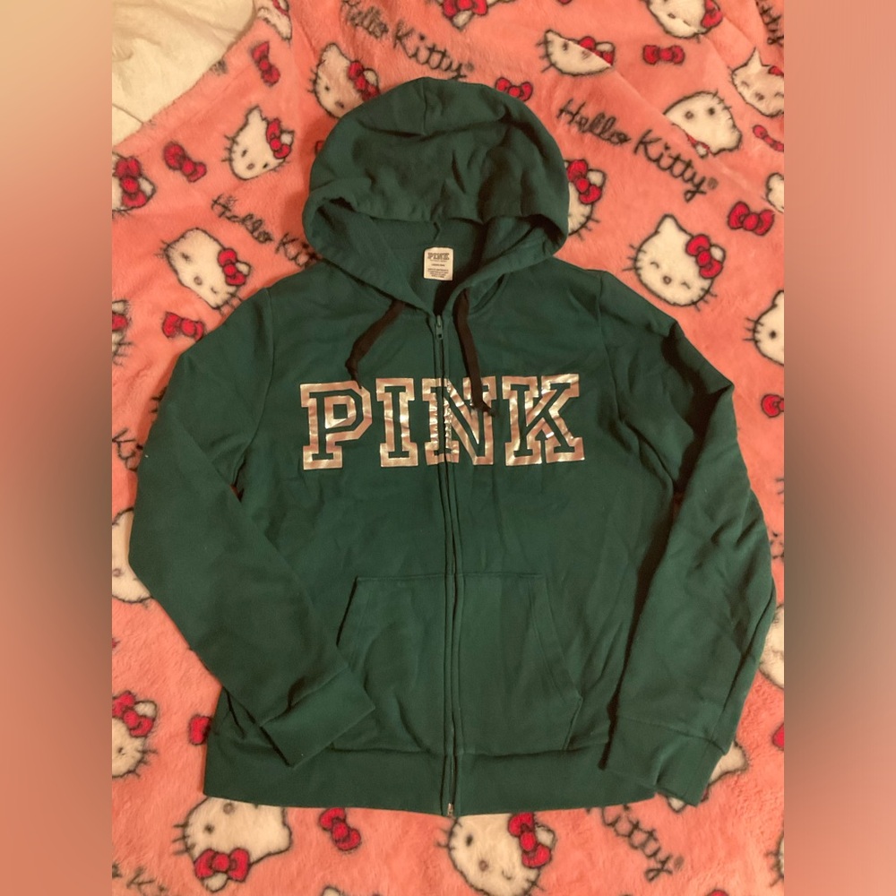 DARK GREEN PINK/VS ZIPUP